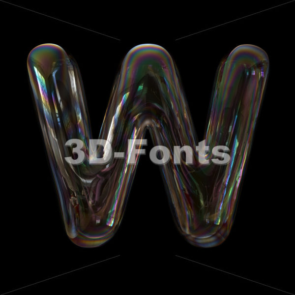 soap bubble letters font