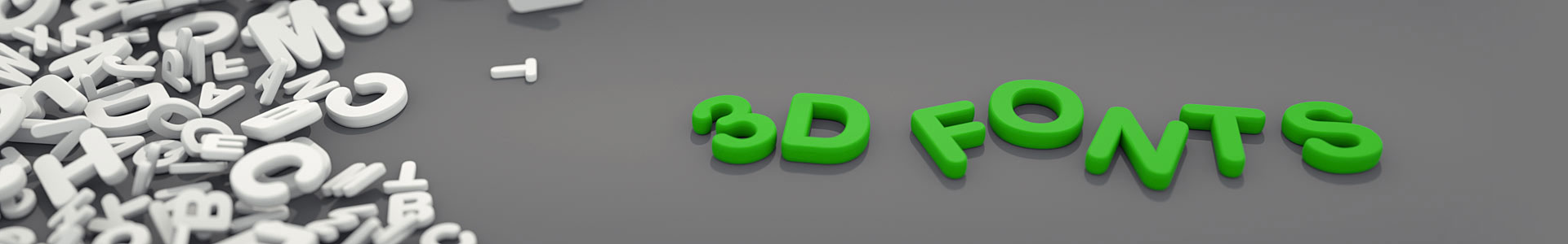 3d fonts collections, numbers, letters and signs at affordable prices