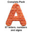 Brick fonts complete pack