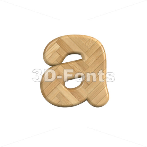 Ash wood font A - Lowercase 3d letter - 3D Fonts Collections | Top Quality Letters, Numbers and Symbols !