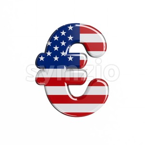 american euro currency sign - 3d business symbol Stock Photo