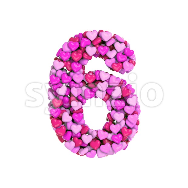 Valentine digit 6