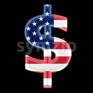 US dollar currency sign - 3d money symbol Stock Photo