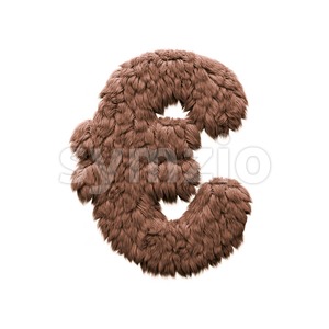 Monster euro currency sign - 3d business symbol Stock Photo