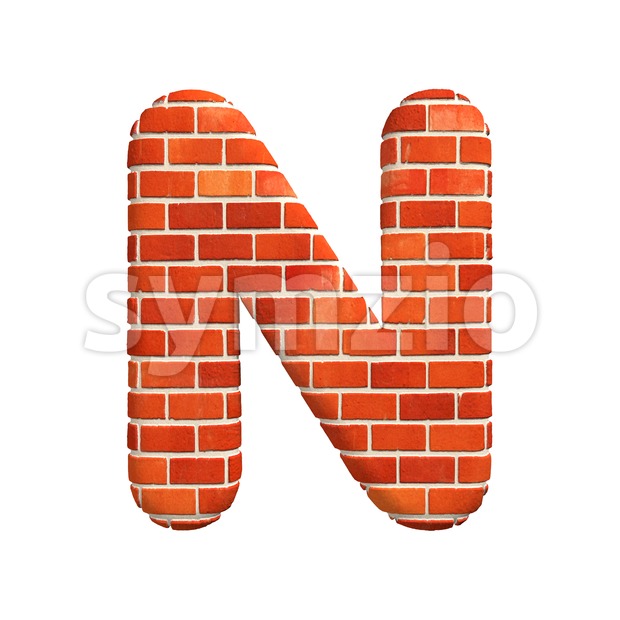 Brick font N